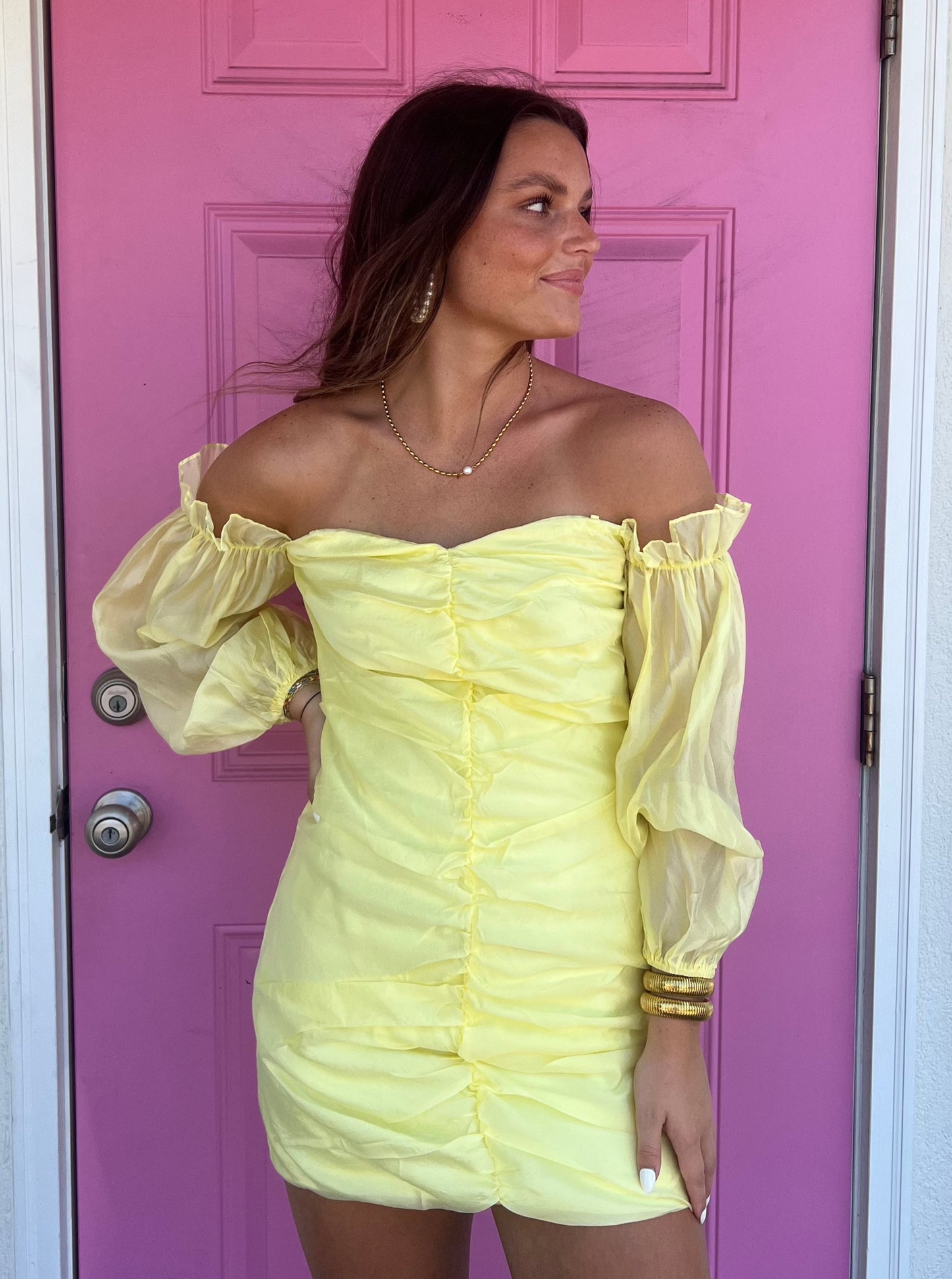 When Life Gives Ya Lemons Mini Dress