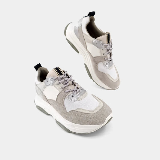 Perla chunky sneakers light grey SHU SHOP