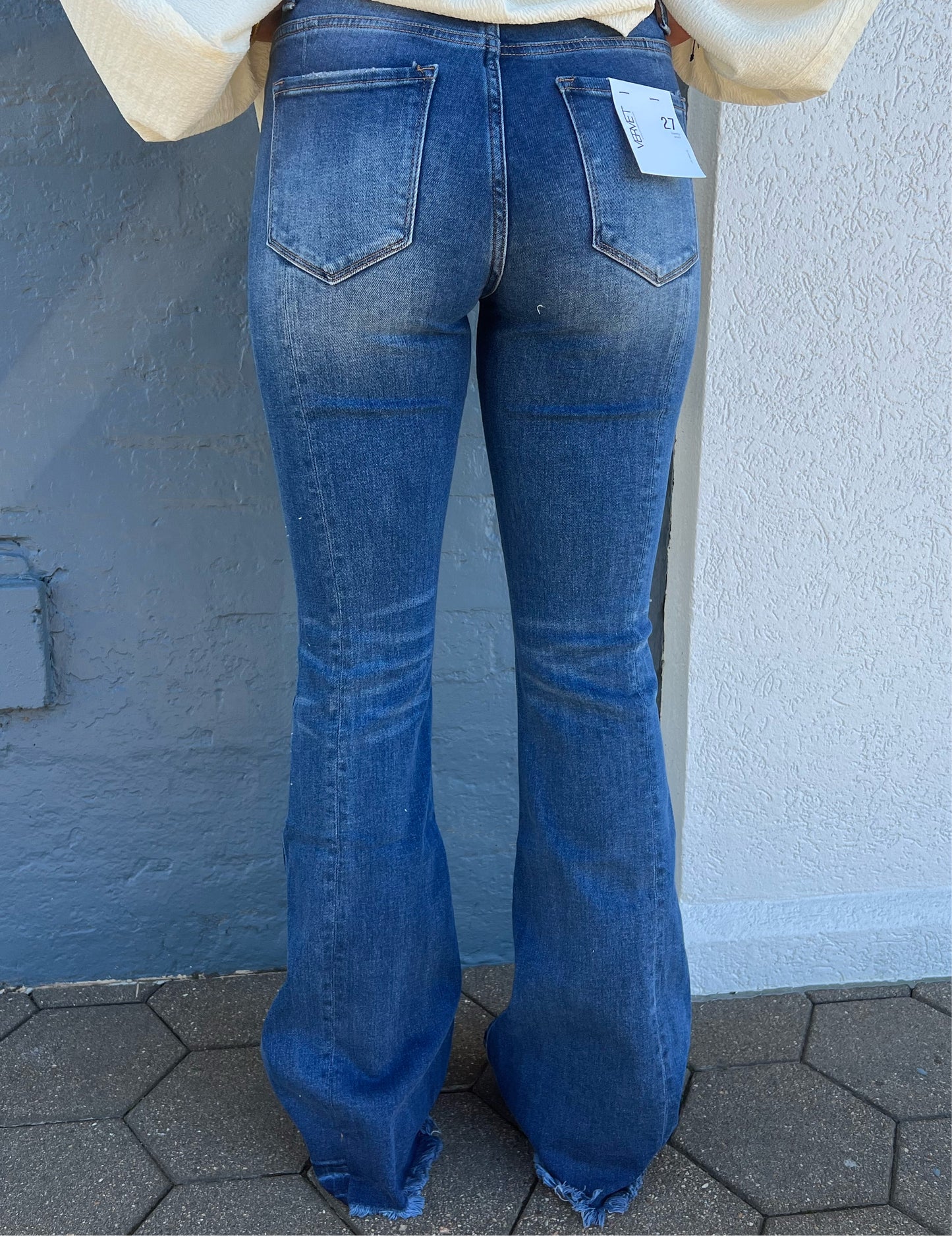 Foxy Mama High Rise Flare Jeans