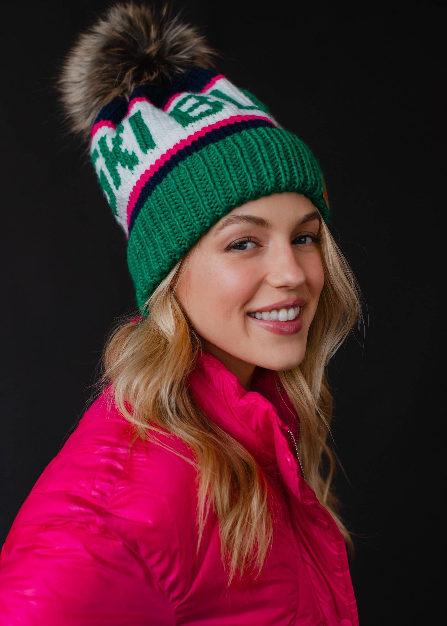 Ski Bum Pom-Pom Beanie Hat