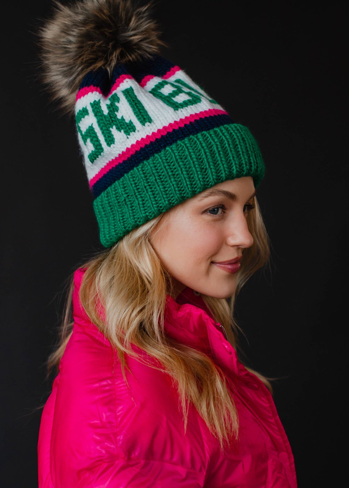 Ski Bum Pom-Pom Beanie Hat