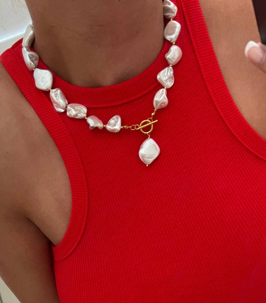 Chunky Pearl Necklace - CHANSUTTPEARLS