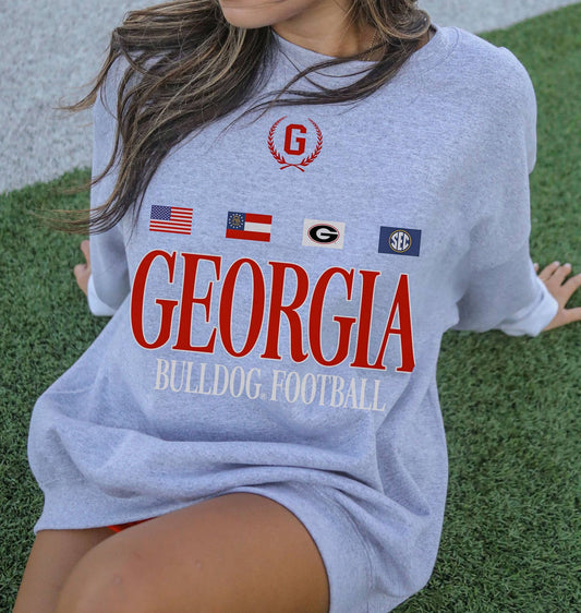 Georgia Flags Sweatshirt - Charlie Southern