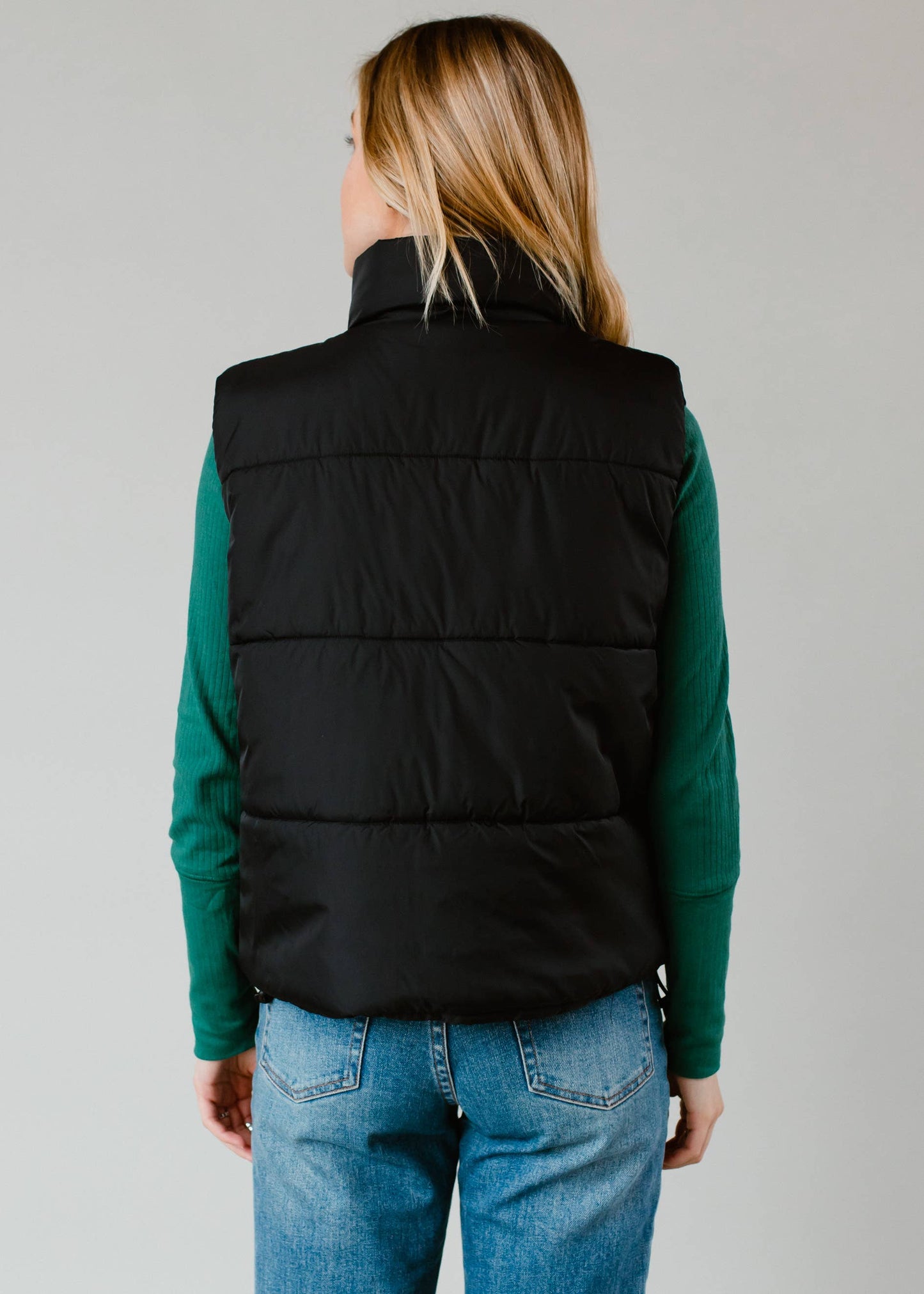 Black Puffer Vest