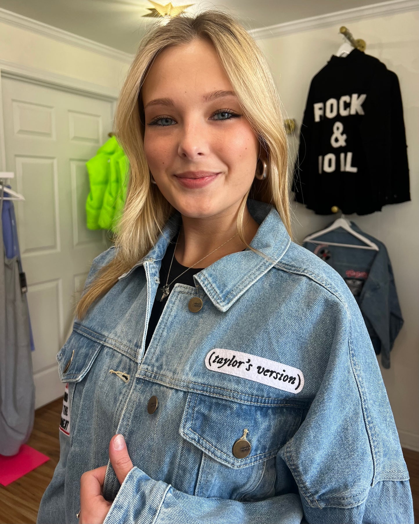 Taylor’s Version Handmade Denim Patch Jacket