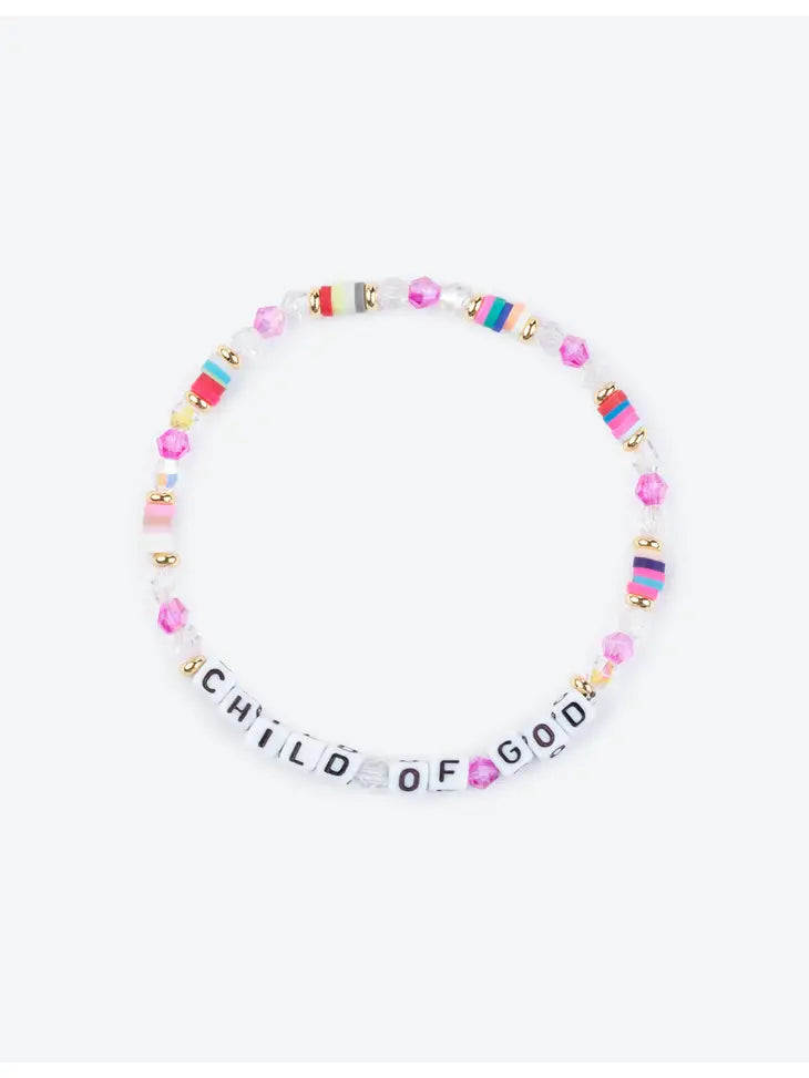 Elevated Faith- Child of God Letter Bracelet
