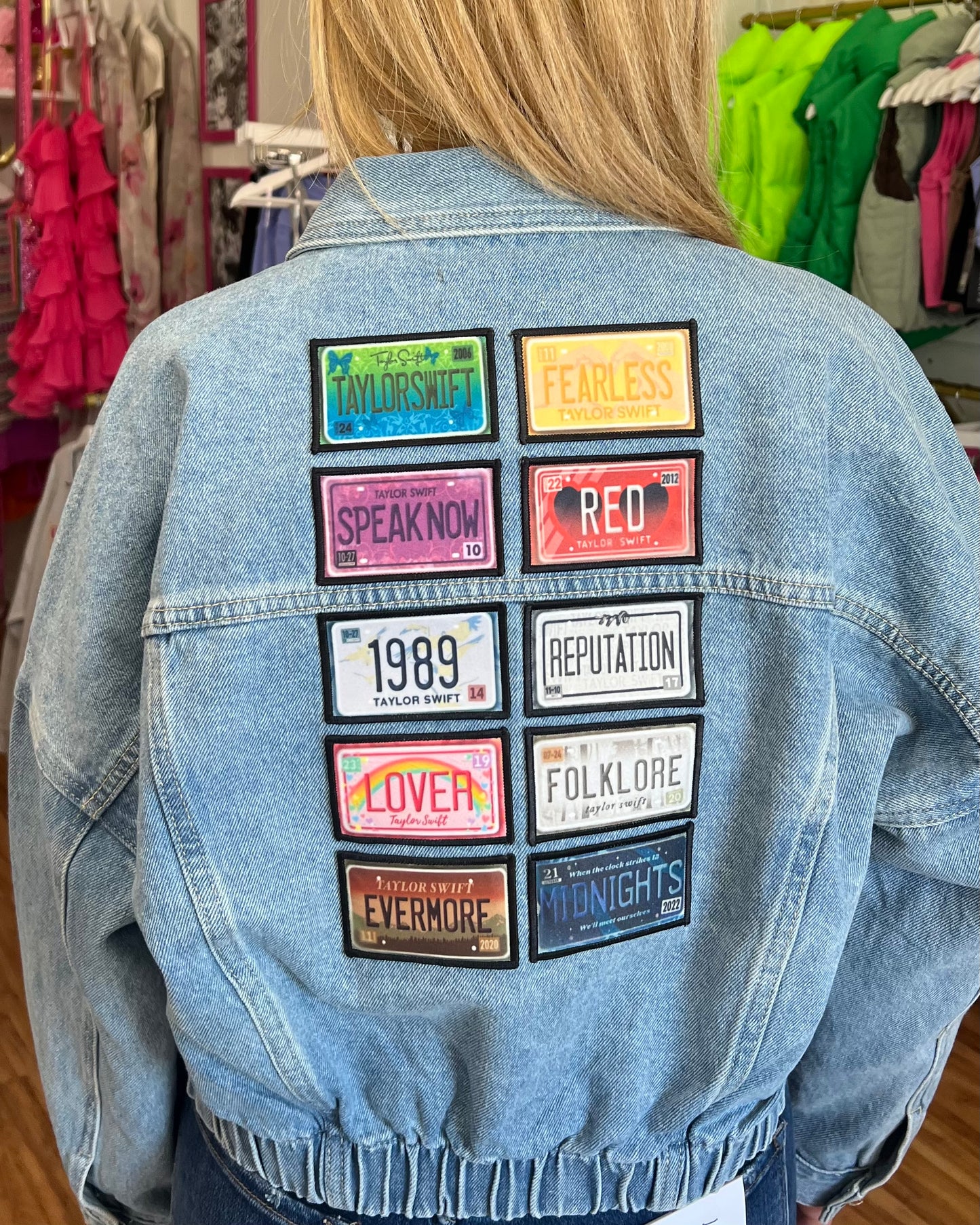 Taylor’s Version Handmade Denim Patch Jacket