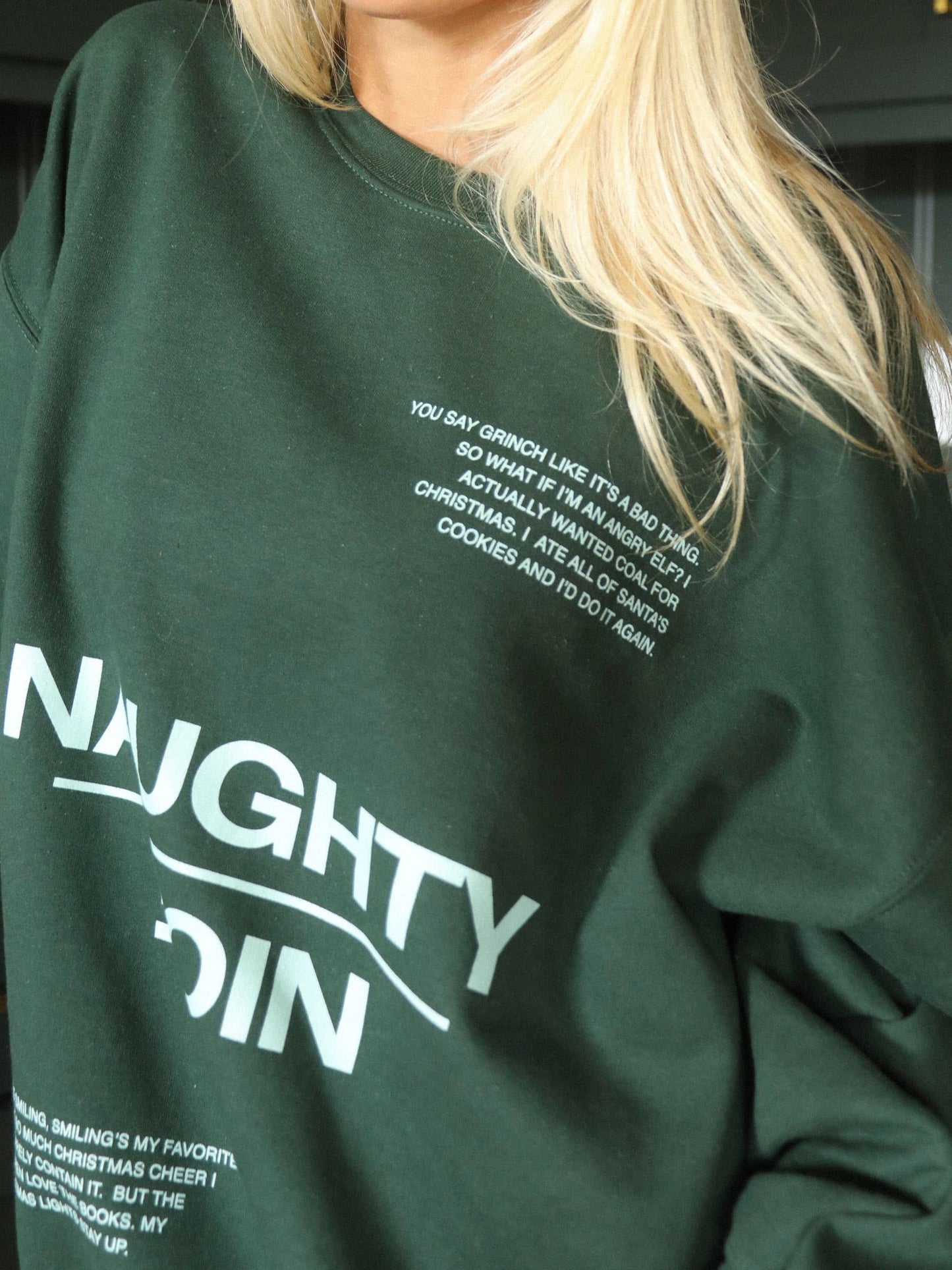 Naughty and Nice Sweatshirt - FRIDAY + SATURDAY