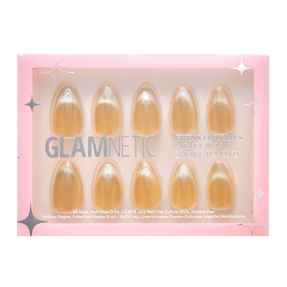 Honey Bun Press-On Nails| Multidimensional Velvet Finish