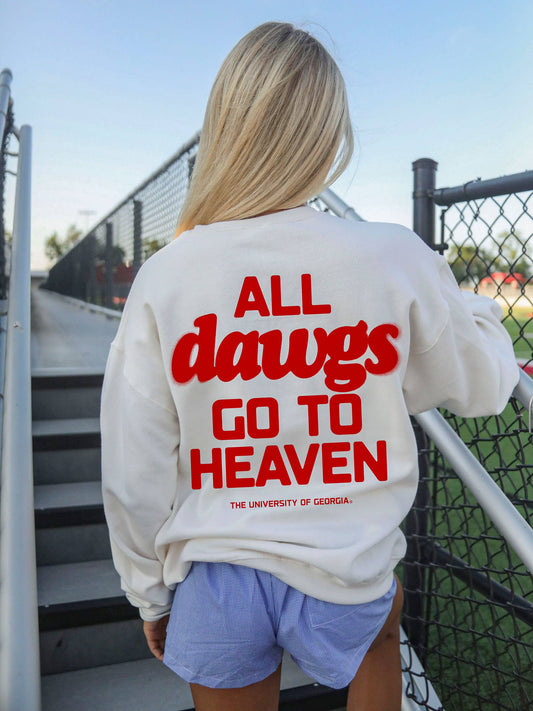 All Dawgs Go To Heaven Graphic Sweatshirt - Charlie Southern