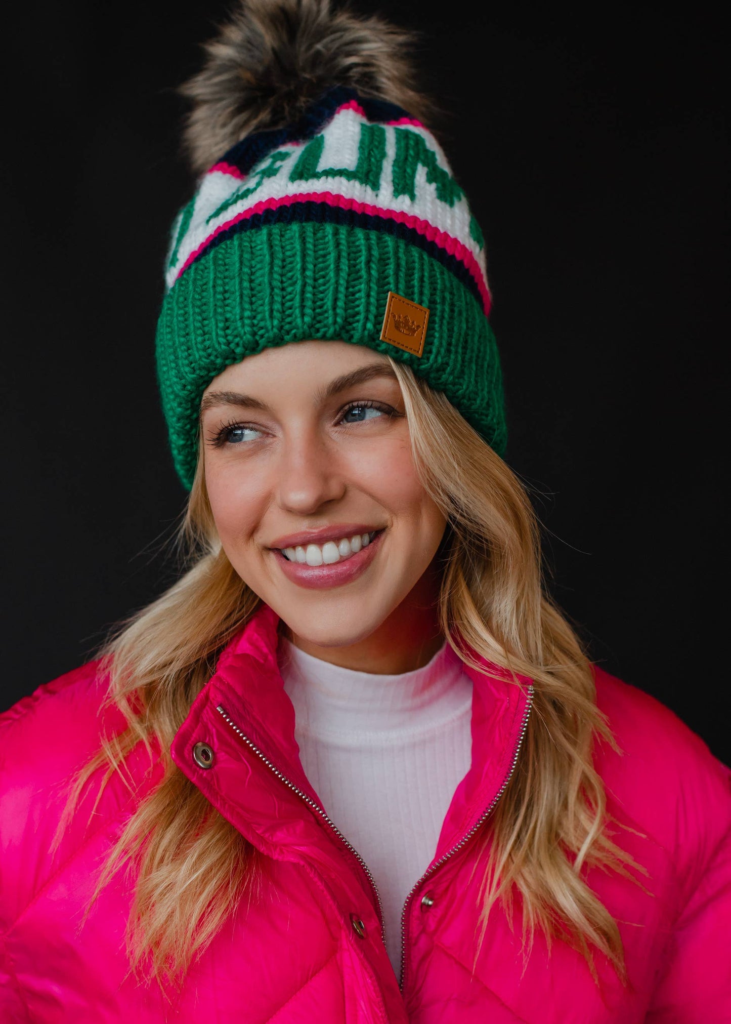 Ski Bum Pom-Pom Beanie Hat