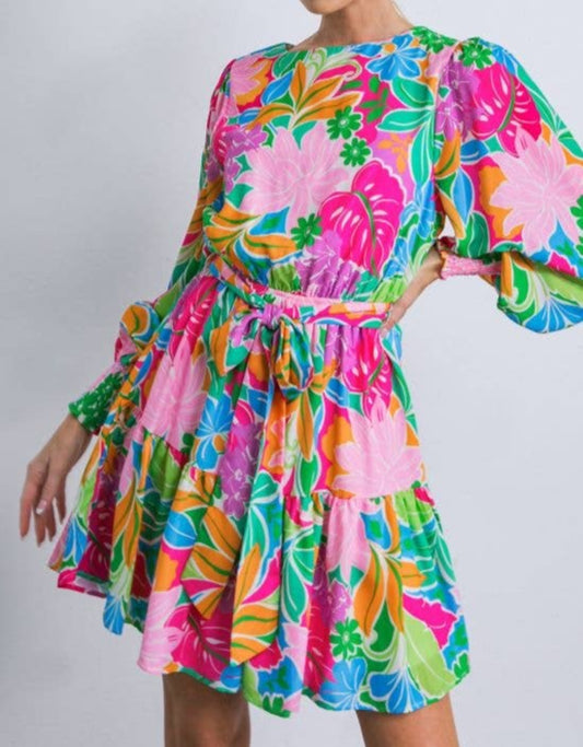 Jane Floral Mini Dress