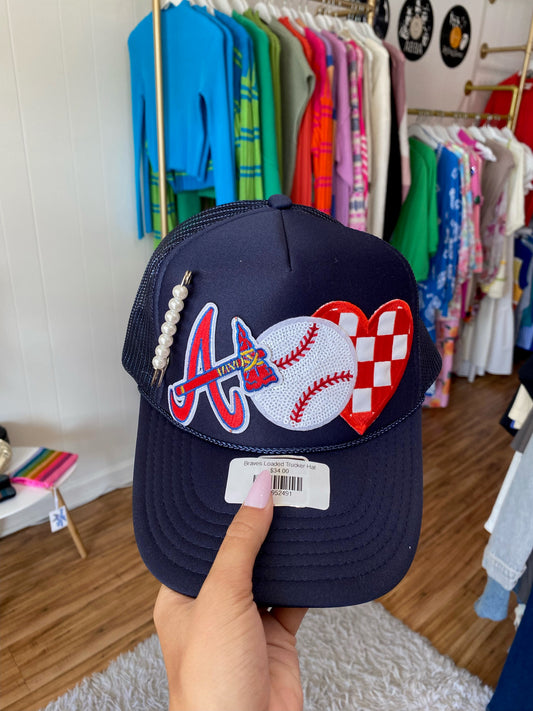 Braves Loaded Trucker Hat