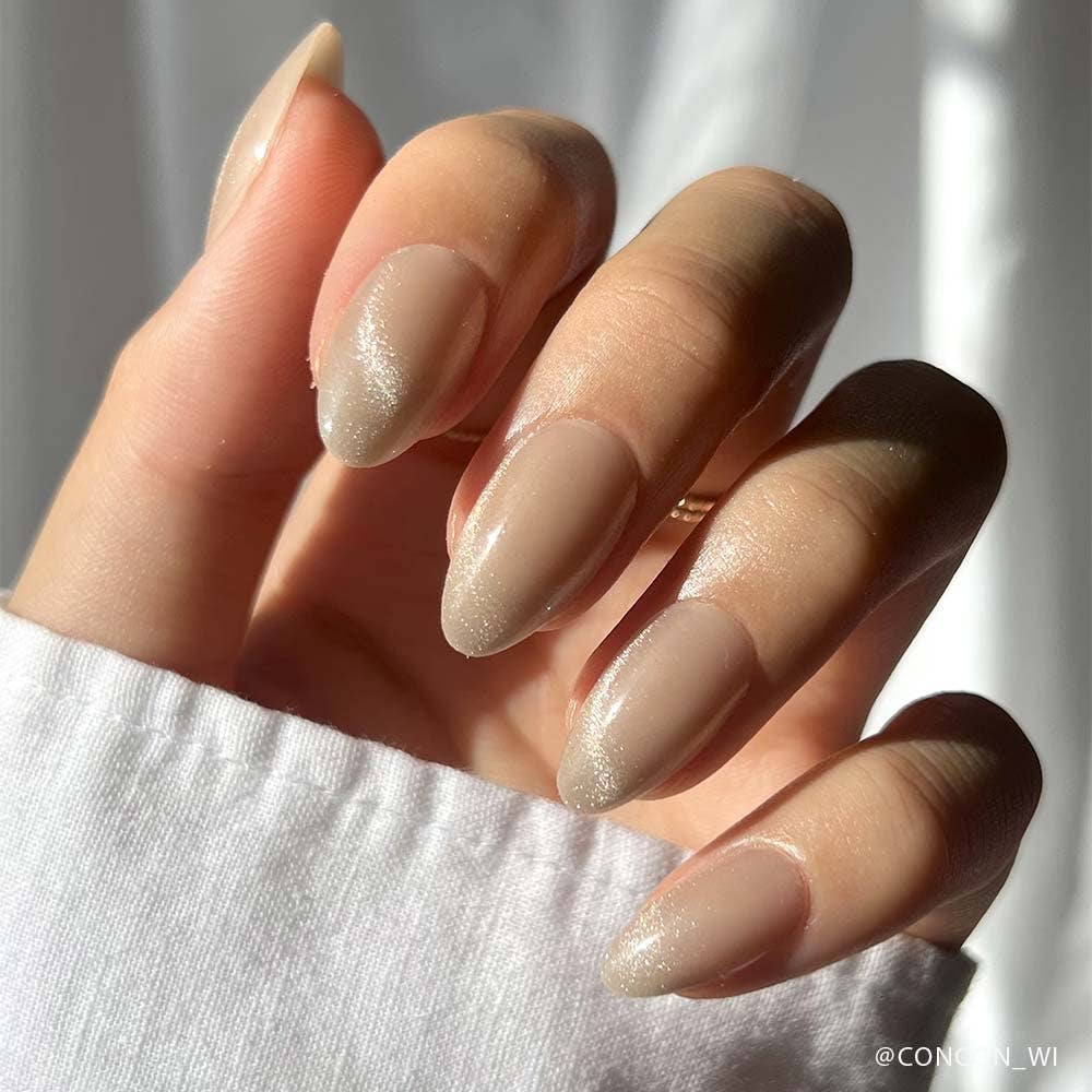 Honey Bun Press-On Nails| Multidimensional Velvet Finish