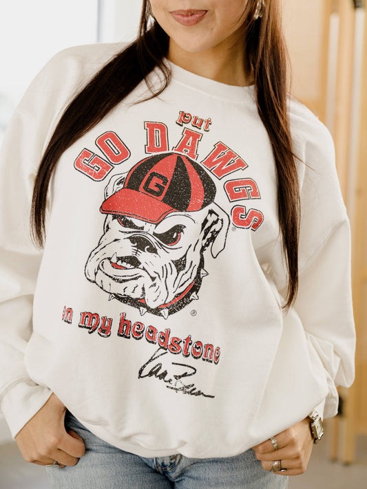 Go Dawgs on My Headstone Kane Brown Graphic Sweatshirt