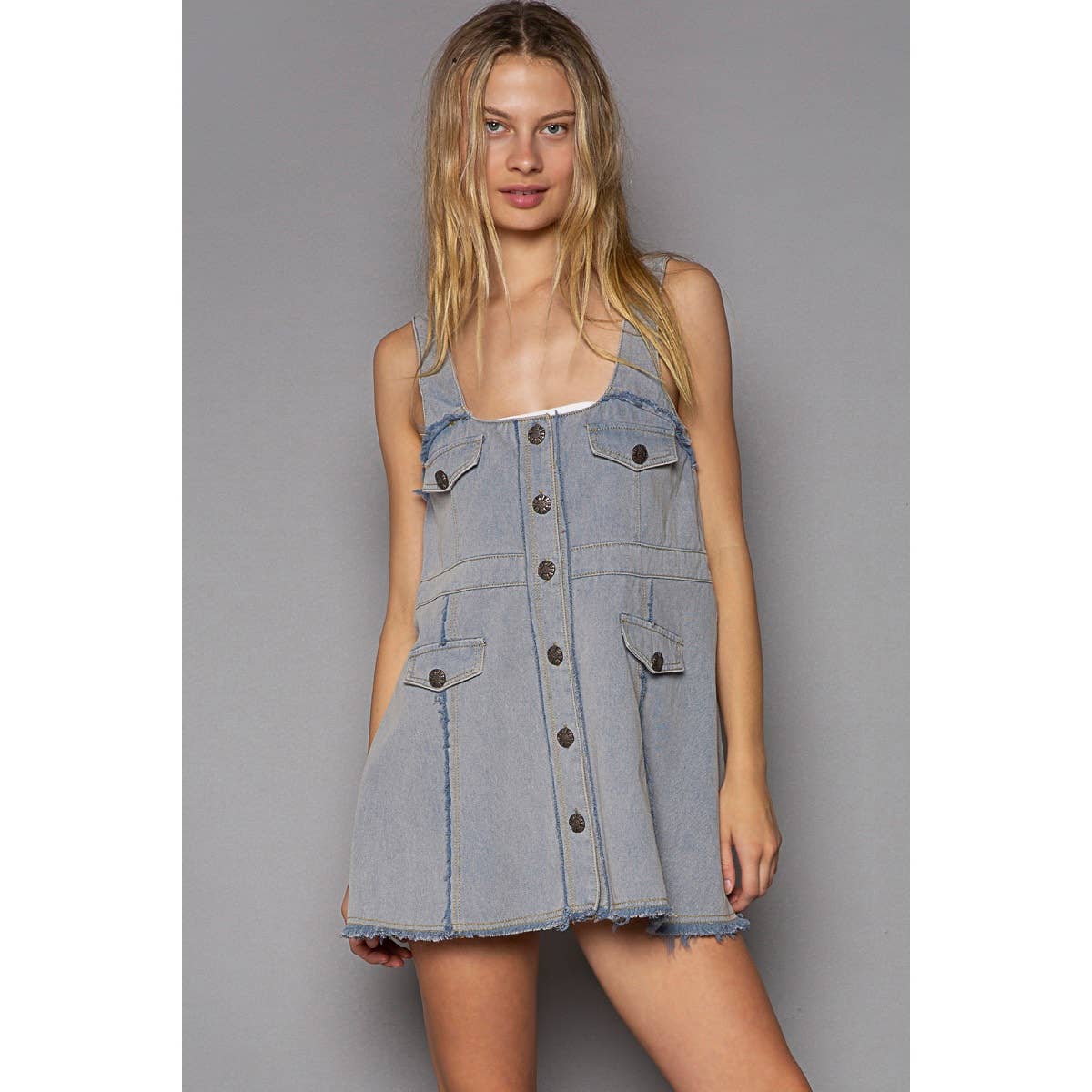 9 Lives Natural Denim Dress