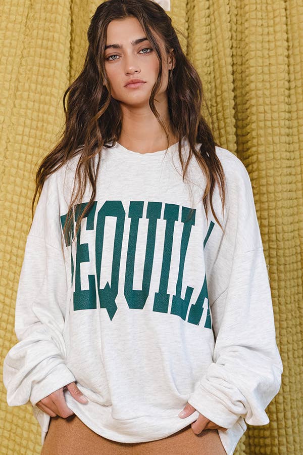 Tequila Graphic Sweatshirt