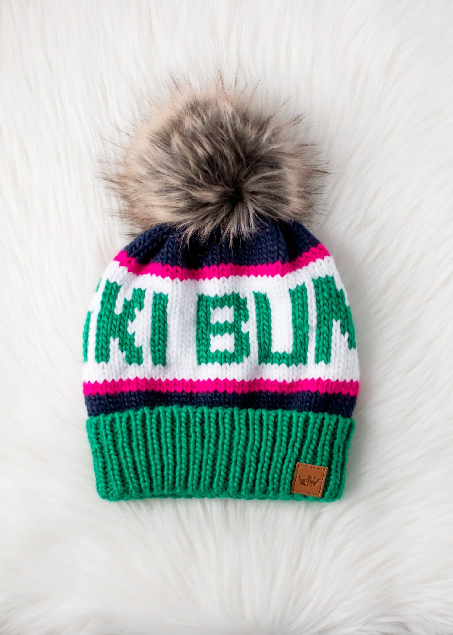 Ski Bum Pom-Pom Beanie Hat