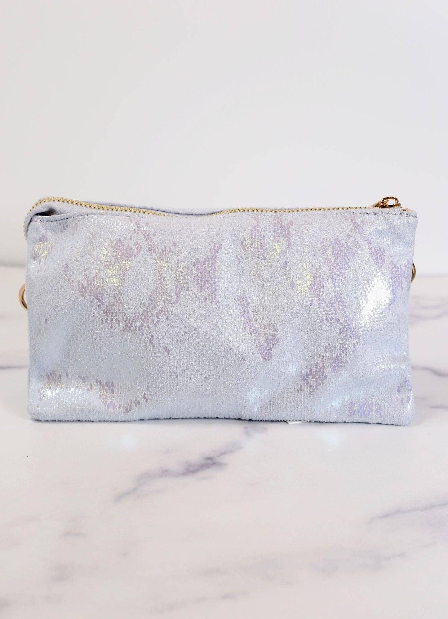 Liz Crossbody Bag - Shimmer Periwinkle