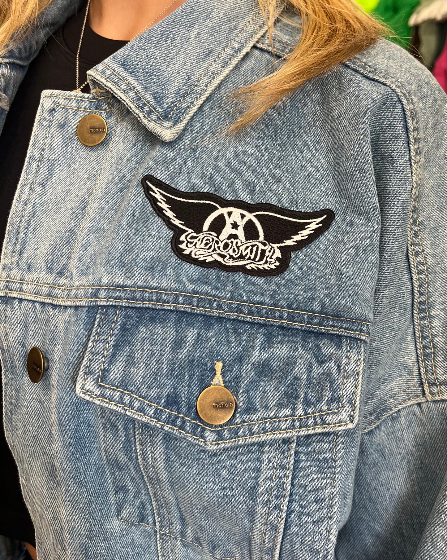 Aerosmith Handmade Denim Patch Jacket