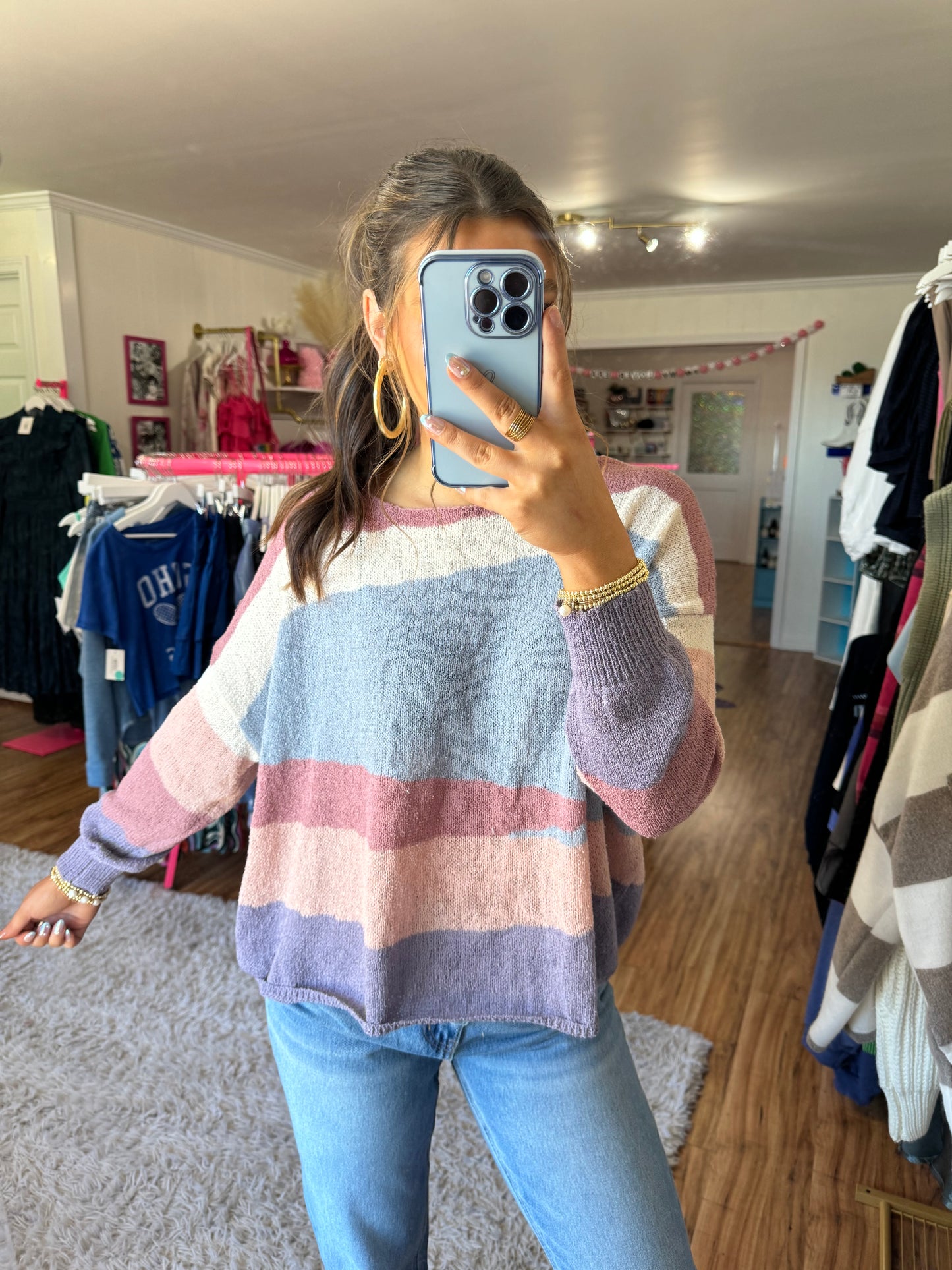 Color Wave Lightweight Sweater