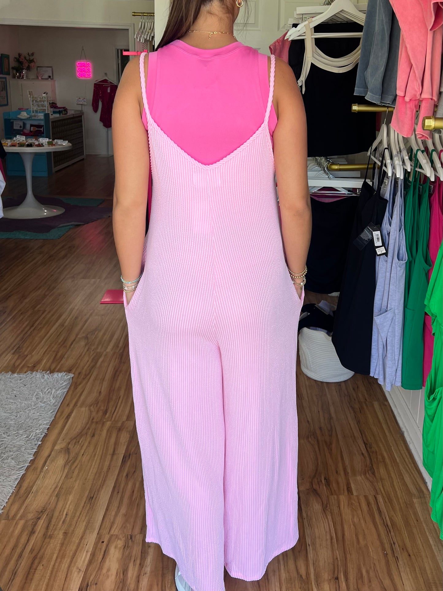 Pinkie Pie Ribbed Jumpsuit