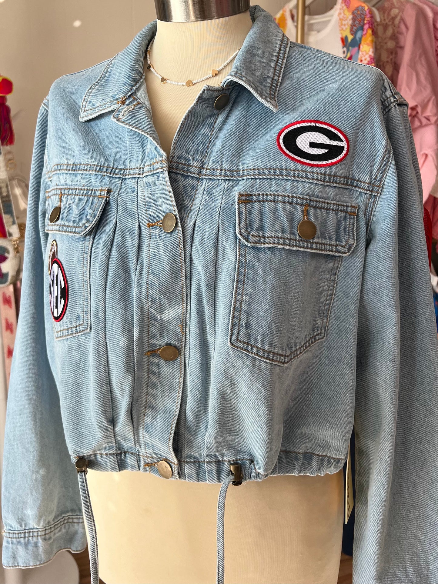 UGA Handmade Denim Patch Jacket