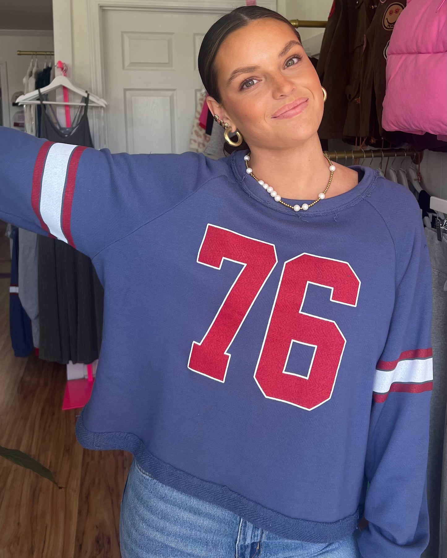 76 Retro Oversized Sweatshirt
