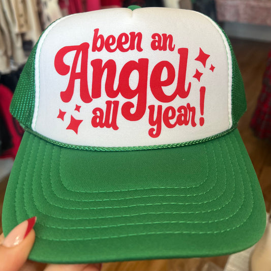 Angel All Year Trucker Hat