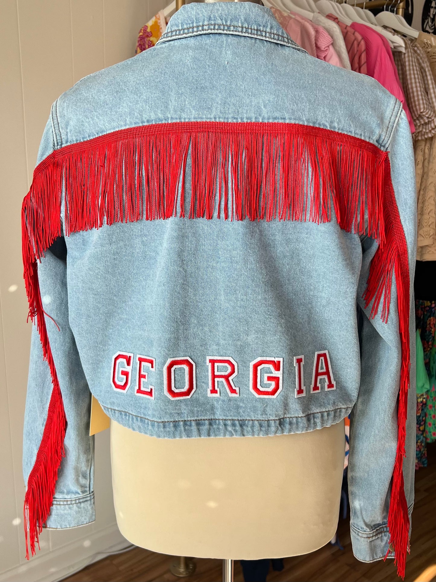 UGA Handmade Denim Patch Jacket