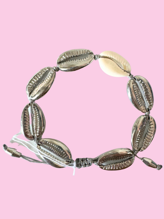 Silver Shell Bracelet