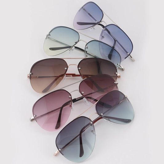 Bolted Aviator Sunglasses