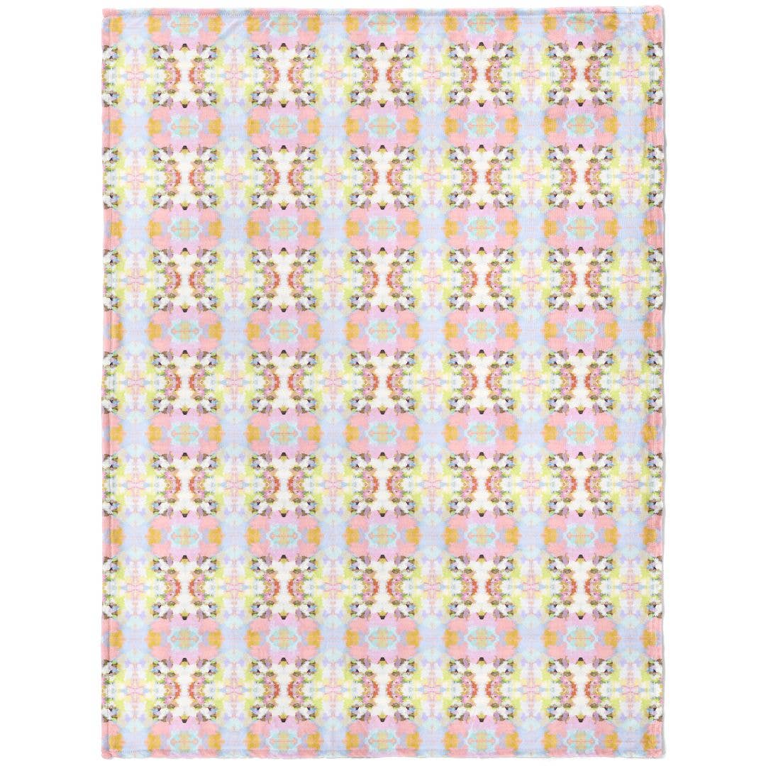 Brooks Avenue Pink Fleece Blanket - Laura Park