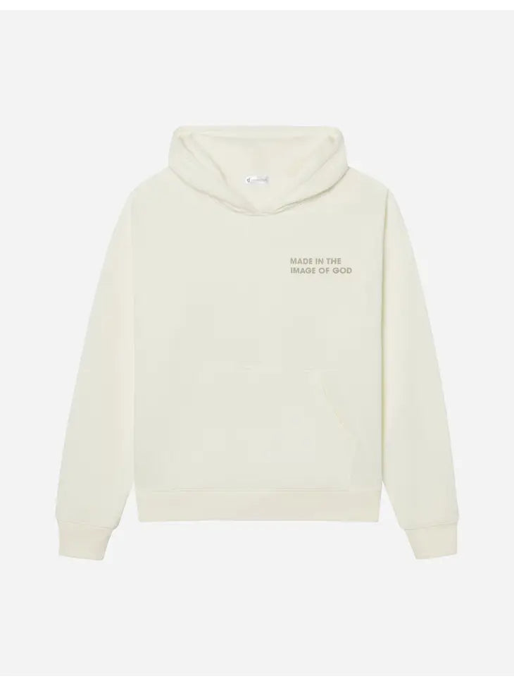 Elevated Fath- Made in the Image of God Cream Hoodie