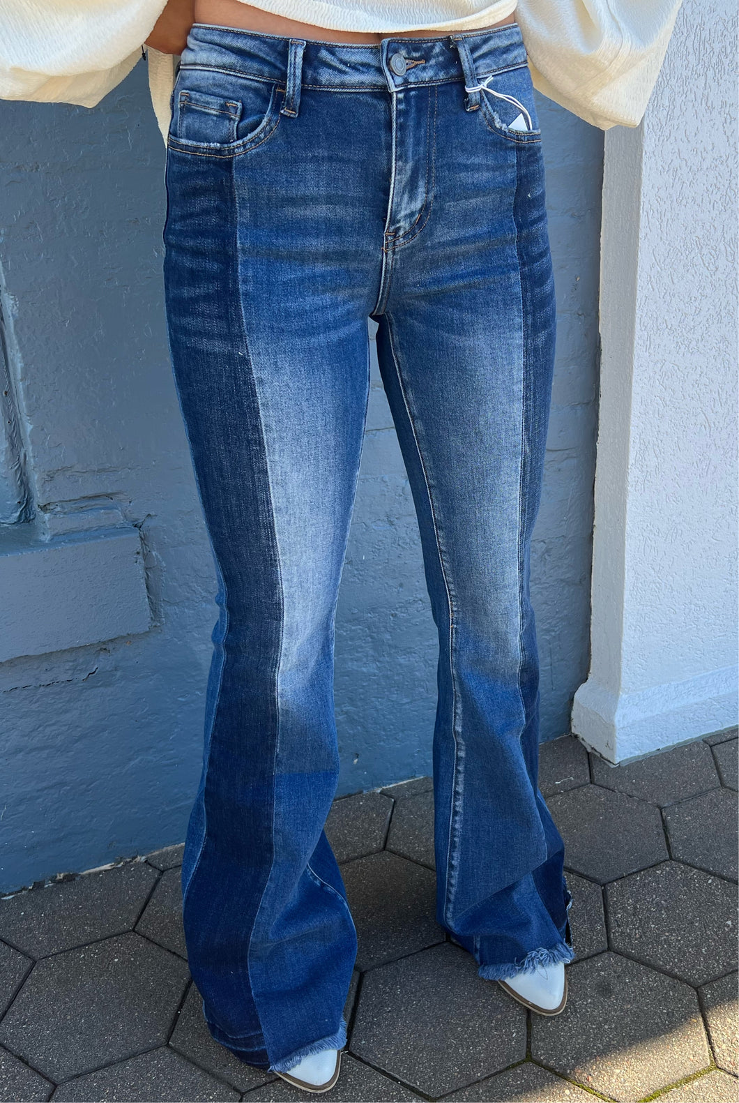 Foxy Mama High Rise Flare Jeans