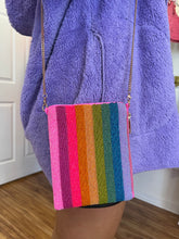 Load image into Gallery viewer, Rainbow Beaded Mobile Bag
